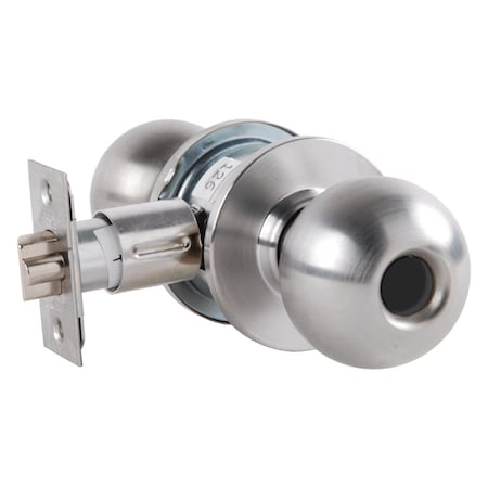Arrow Lock Grade 2 Double Cylinder Communicating Cylindrical Lock, Ball Knob, Conventional Less Cylinder, Satin MK31-BD-26D-LC